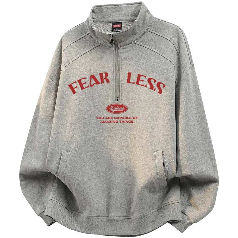 Детский свитшот без рукавов BALENO, Light Gray Fleece-Lined