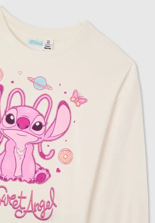 Футболка с принтом Con stitch Terranova, Bianco Lana, белый — фото 4
