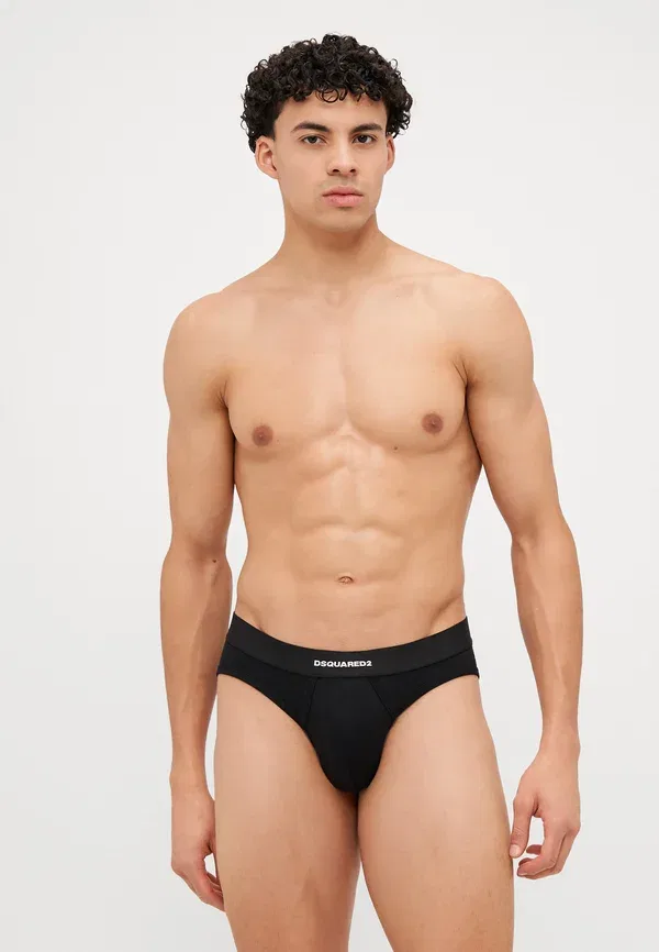 Новые базовые трусы, комплект из 2 штук Dsquared2, черный
