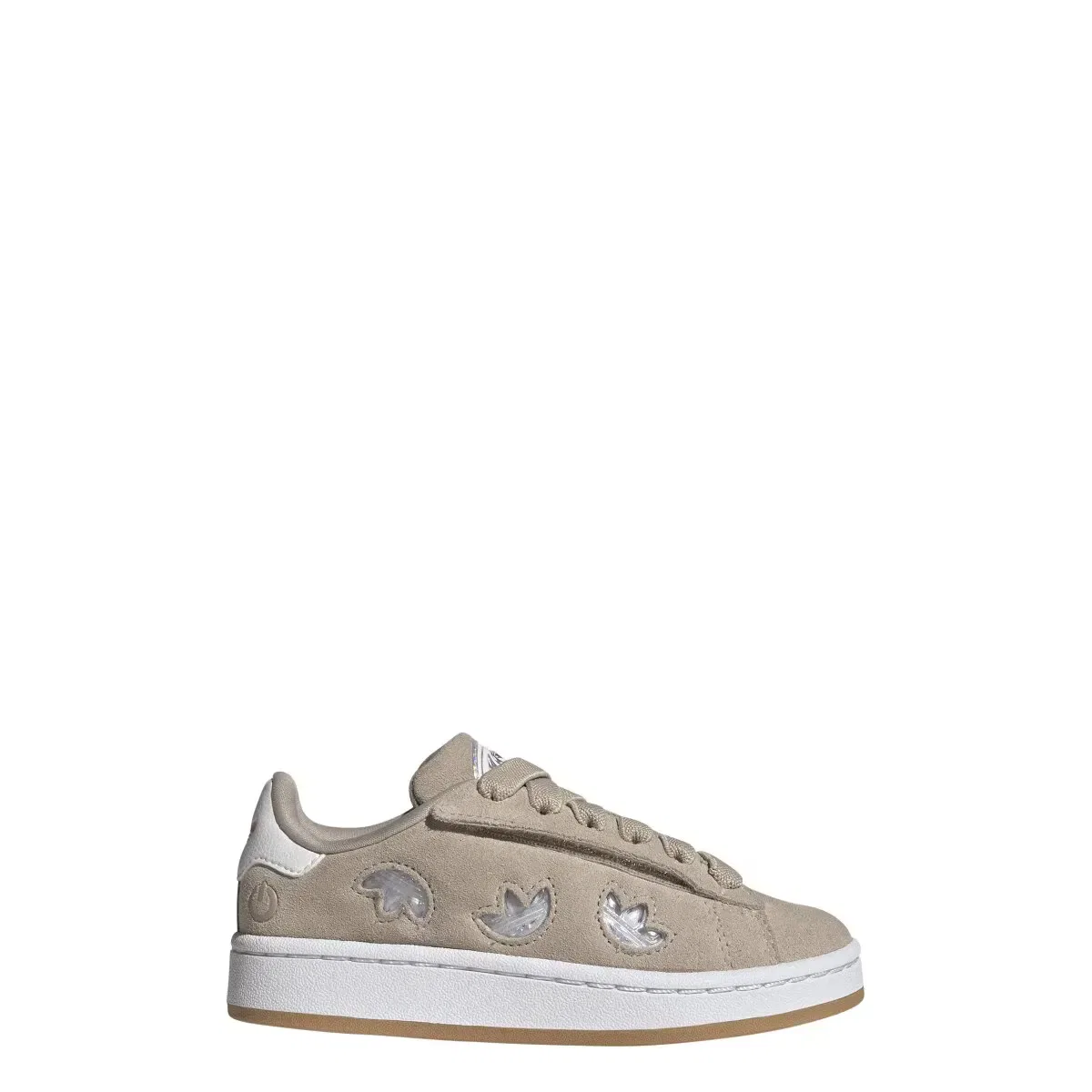 Детские кроссовки для мальчиков из кожи Campus Adidas, Beige — фото 2
