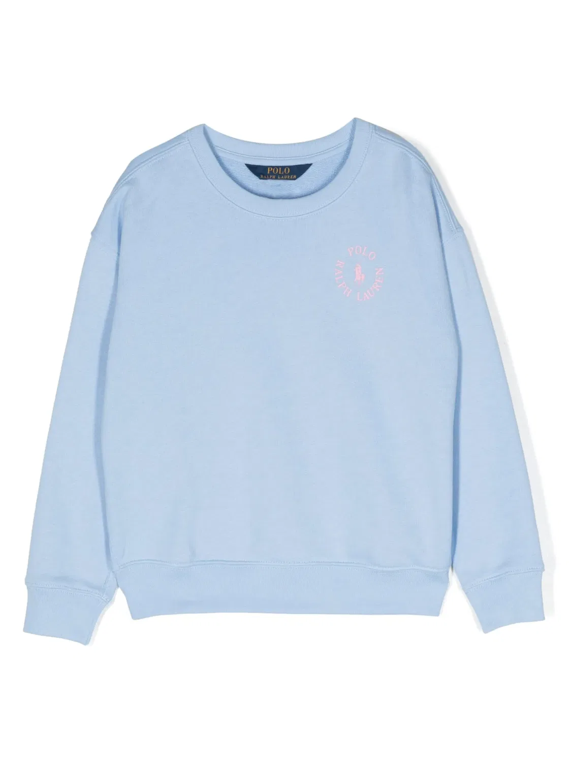 Свитшот с вышитым логотипом Polo Ralph Lauren, синий
