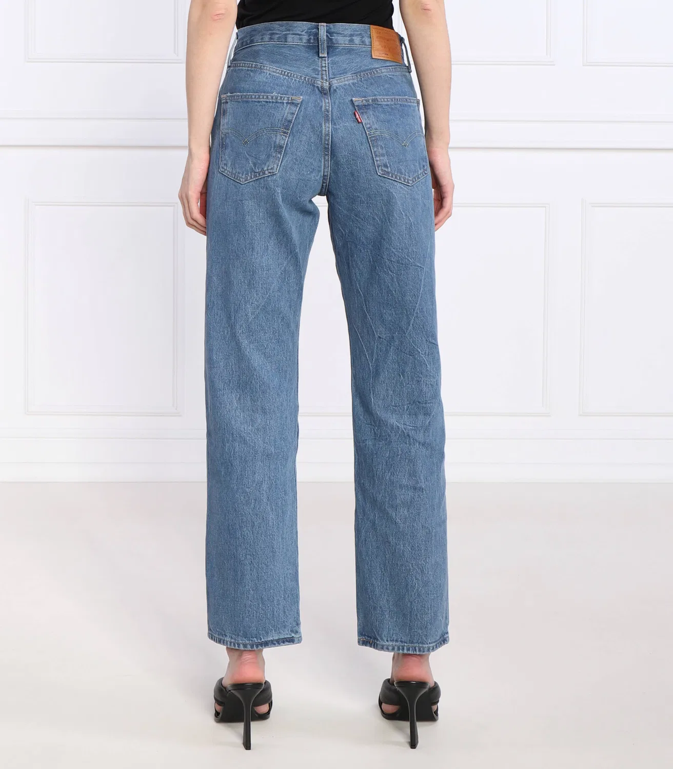 Джинсы прямого кроя 501 Levi's, Blu — фото 4