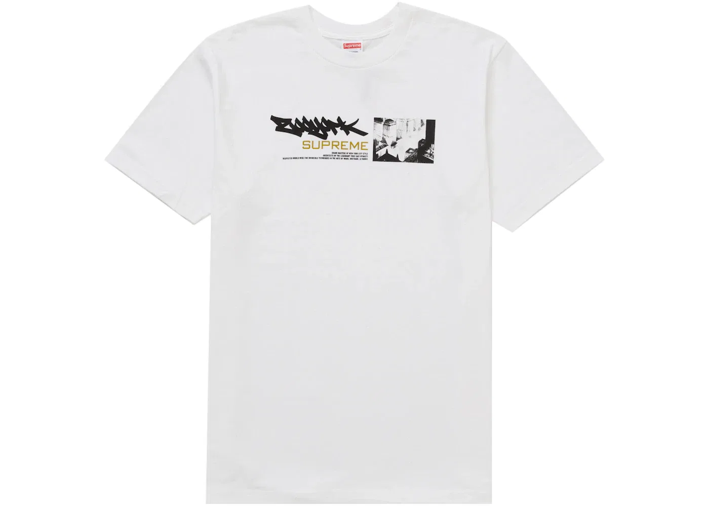Мужская футболка с принтом Supreme Zoo York Dynasty Tee, White