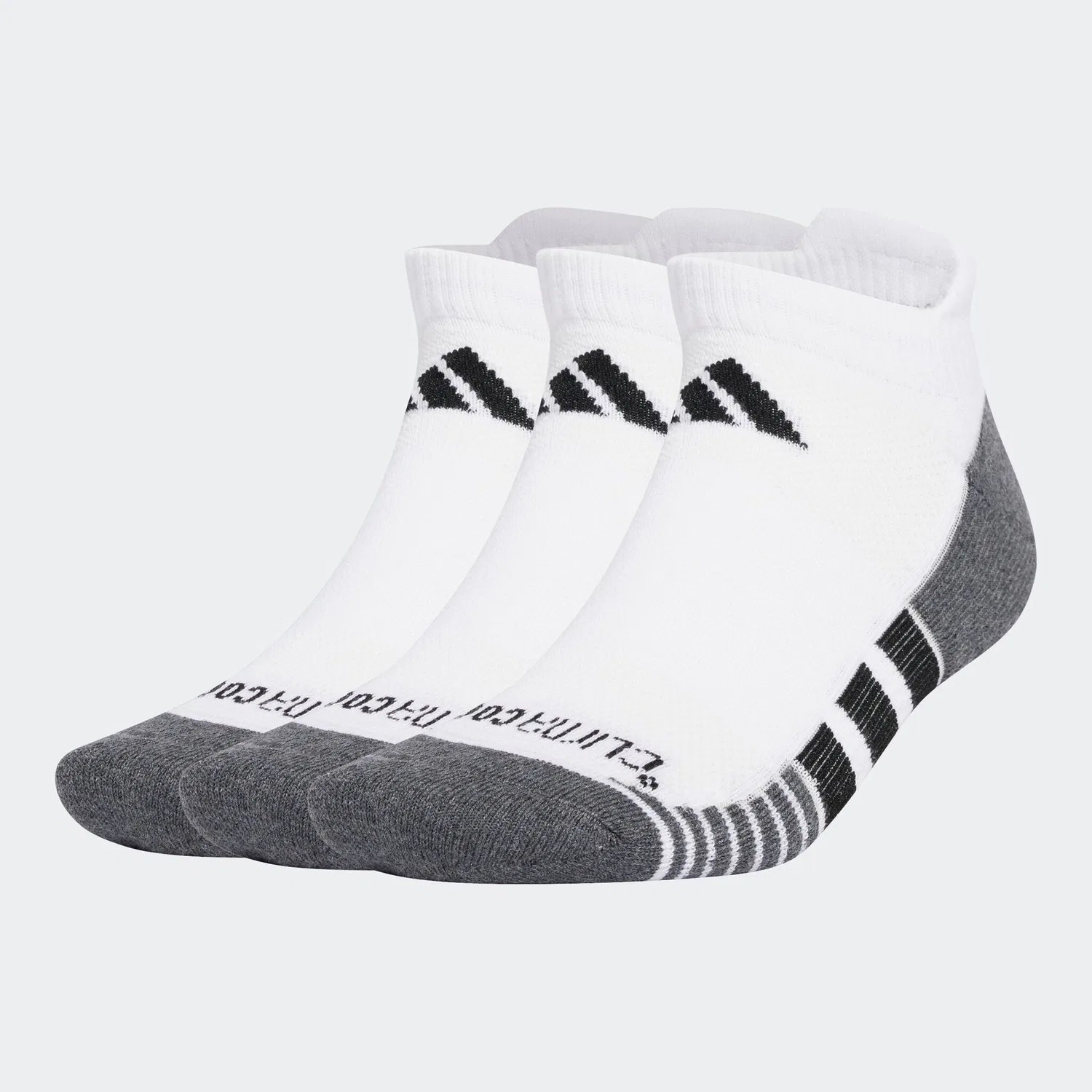 Мужские низкие носки с амортизацией Adidas Performance, White/Black