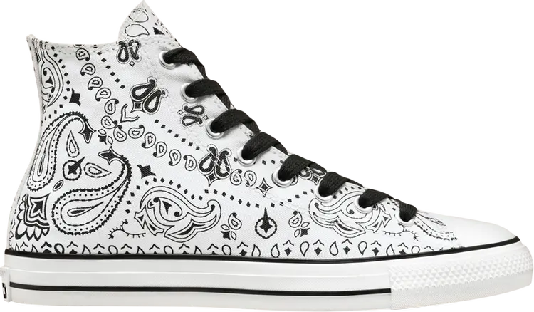 

Кроссовки Converse Sammy Baca x Chuck Taylor All Star Pro High Bandana Print, белый