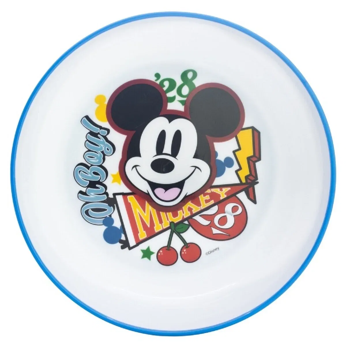 Детская тарелка с принтом Mickey Mouse Disney Mickey Mouse, синий — фото 2