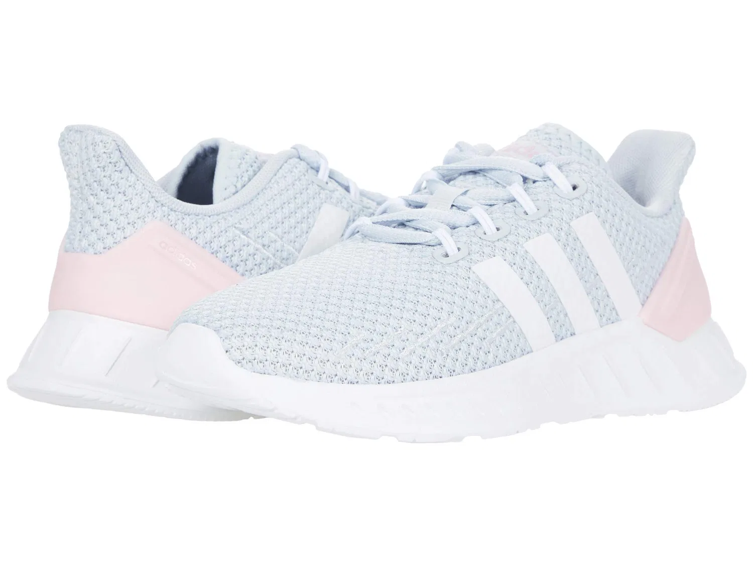 Детские кроссовки для мальчиков гибкие Questar Flow Nxt Adidas, Halo Blu Bianco Chiaro Rosa