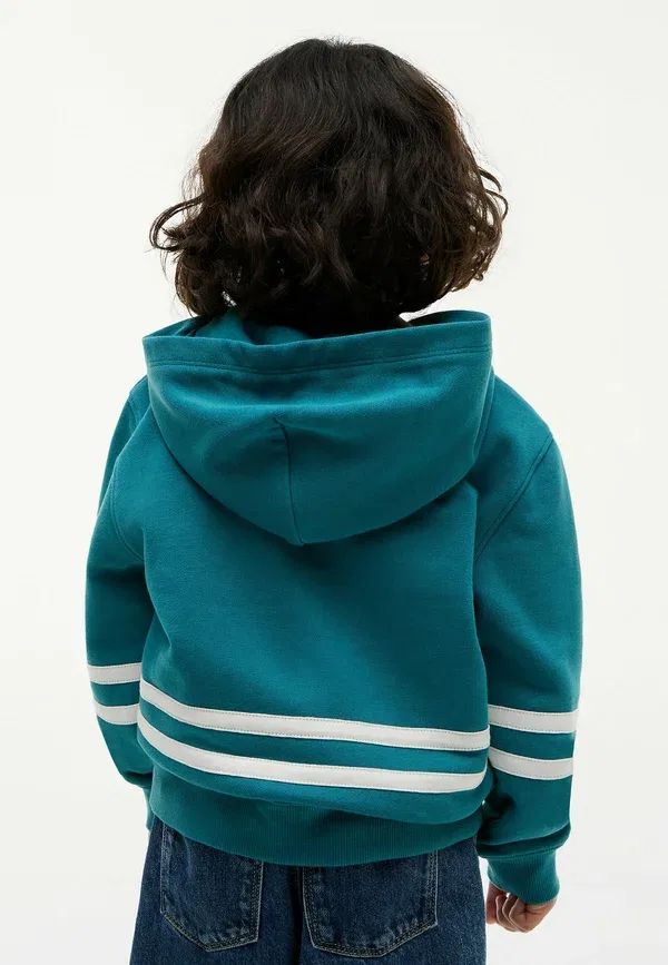 Худи с принтом Tommy Crest Graphic Hoodie Tommy Hilfiger, Platinum Teal, бирюзовый — фото 3