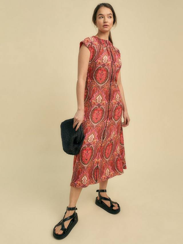 

Топ с завязками и узором пейсли FLORERE, Multi