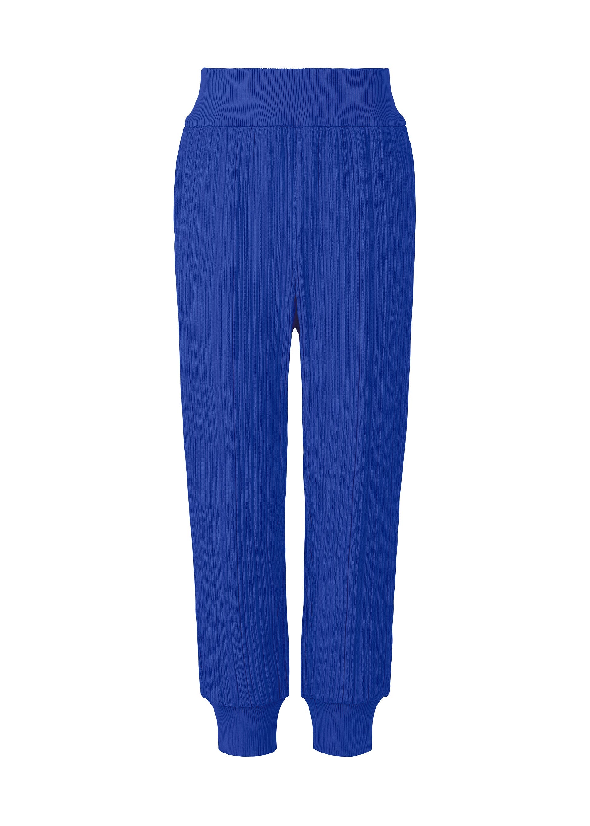 

Брюки crepe knit Pleats Please Issey Miyake, синий