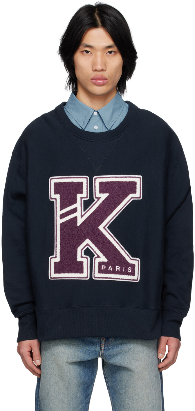 

Темно-синий свитшот Kenzo Paris Varsity