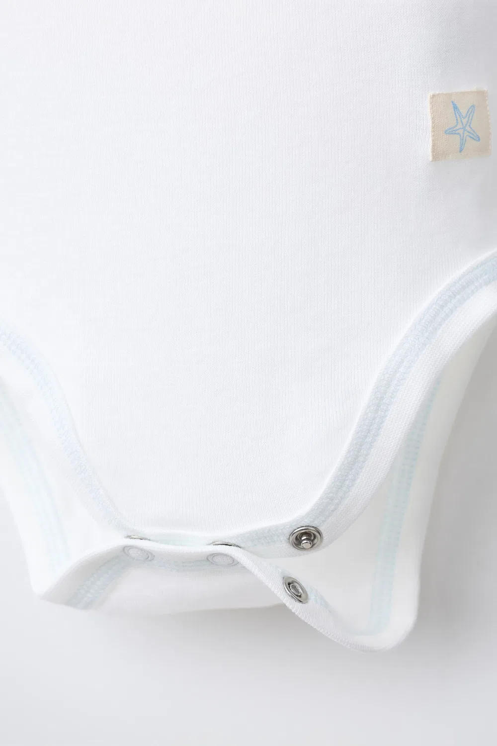 Набор из 5 боди с короткими рукавами и этикеткой. ZARA, Blue — фото 4