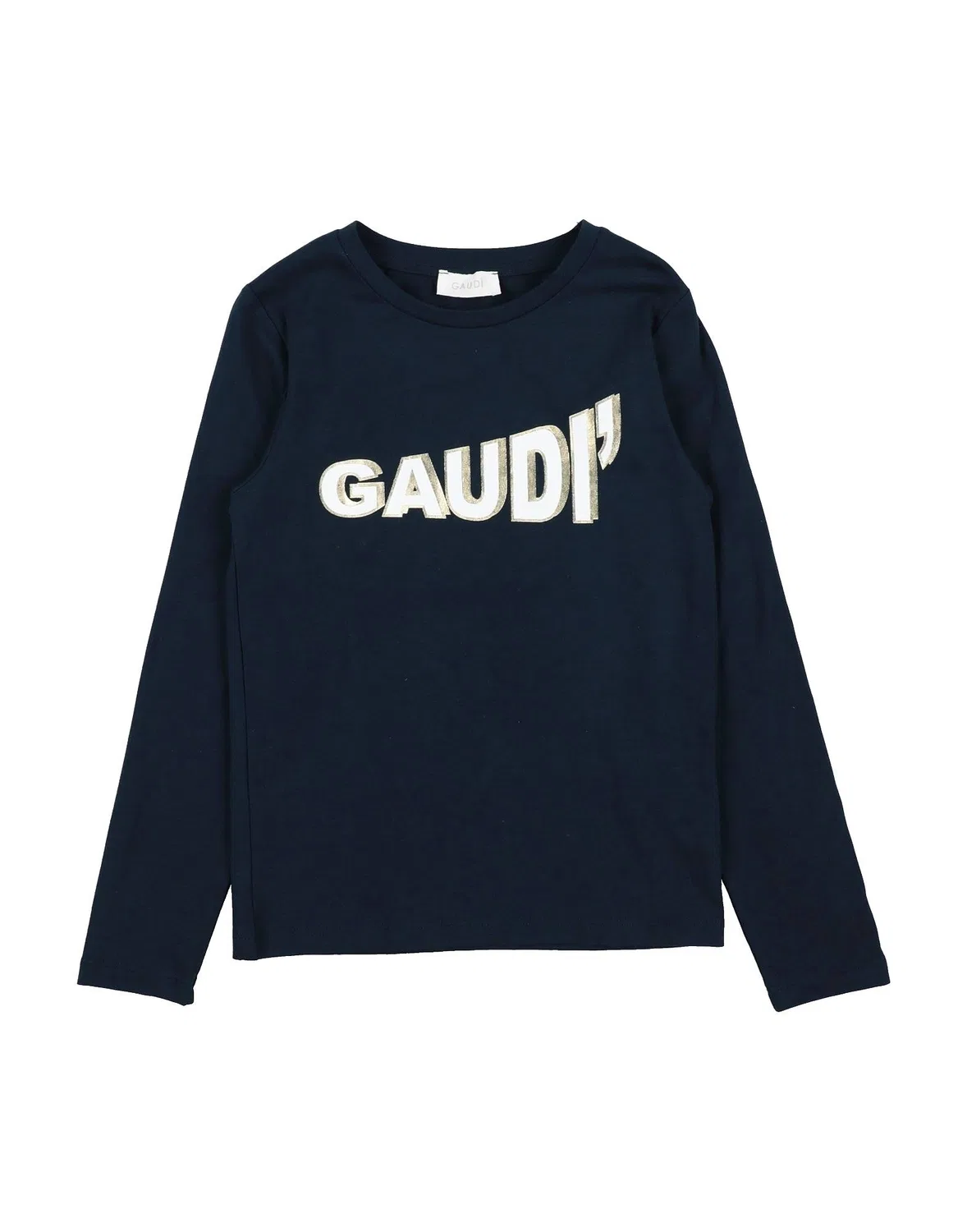 Детская футболка с принтом GaudÌ, темно-синий
