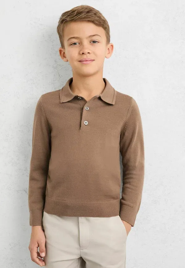 Платье однобортное, шерстяное, Trafford от Reiss, Camel Brown, коричневый — фото 3