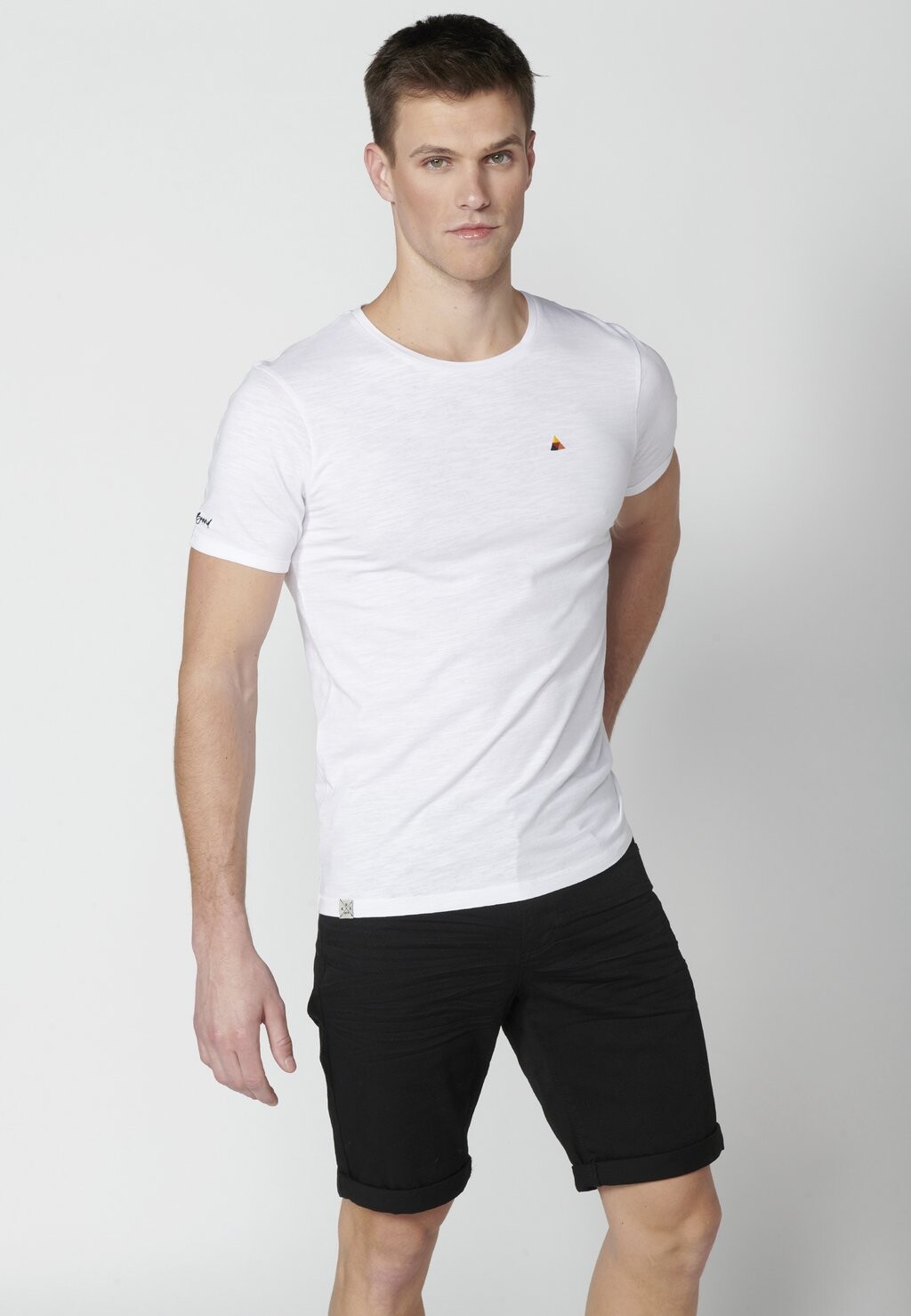 

Базовая футболка Short Sleeve Koroshi, бланко белая