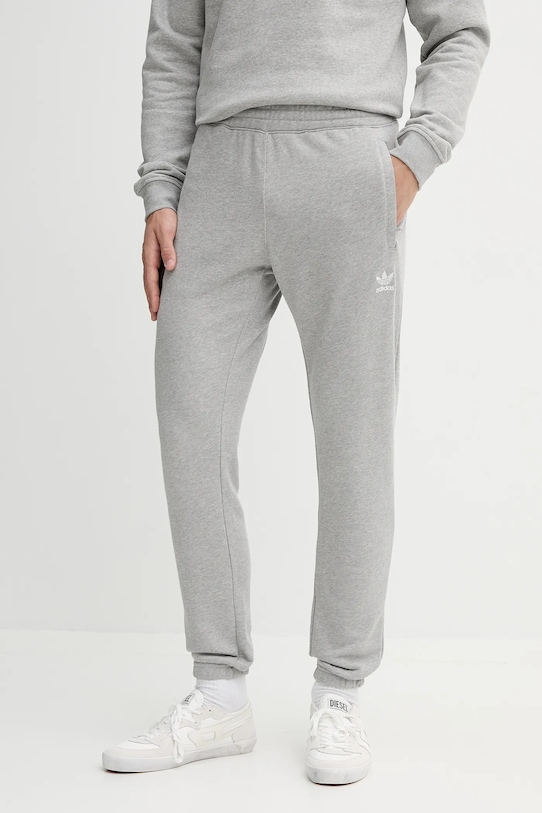 

Хлопковые спортивные брюки Essentials Adidas Originals, серый