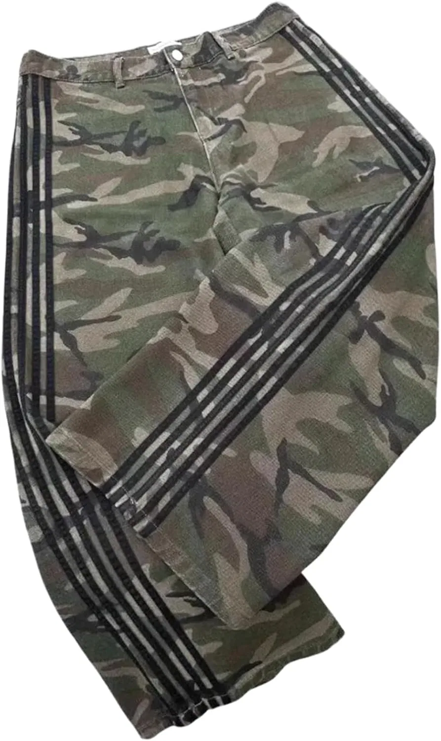 Джинсы свободные, Baggy, Green