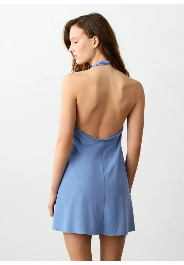 Платье для подростков на каждый день Mango Kids, Blue — фото 3