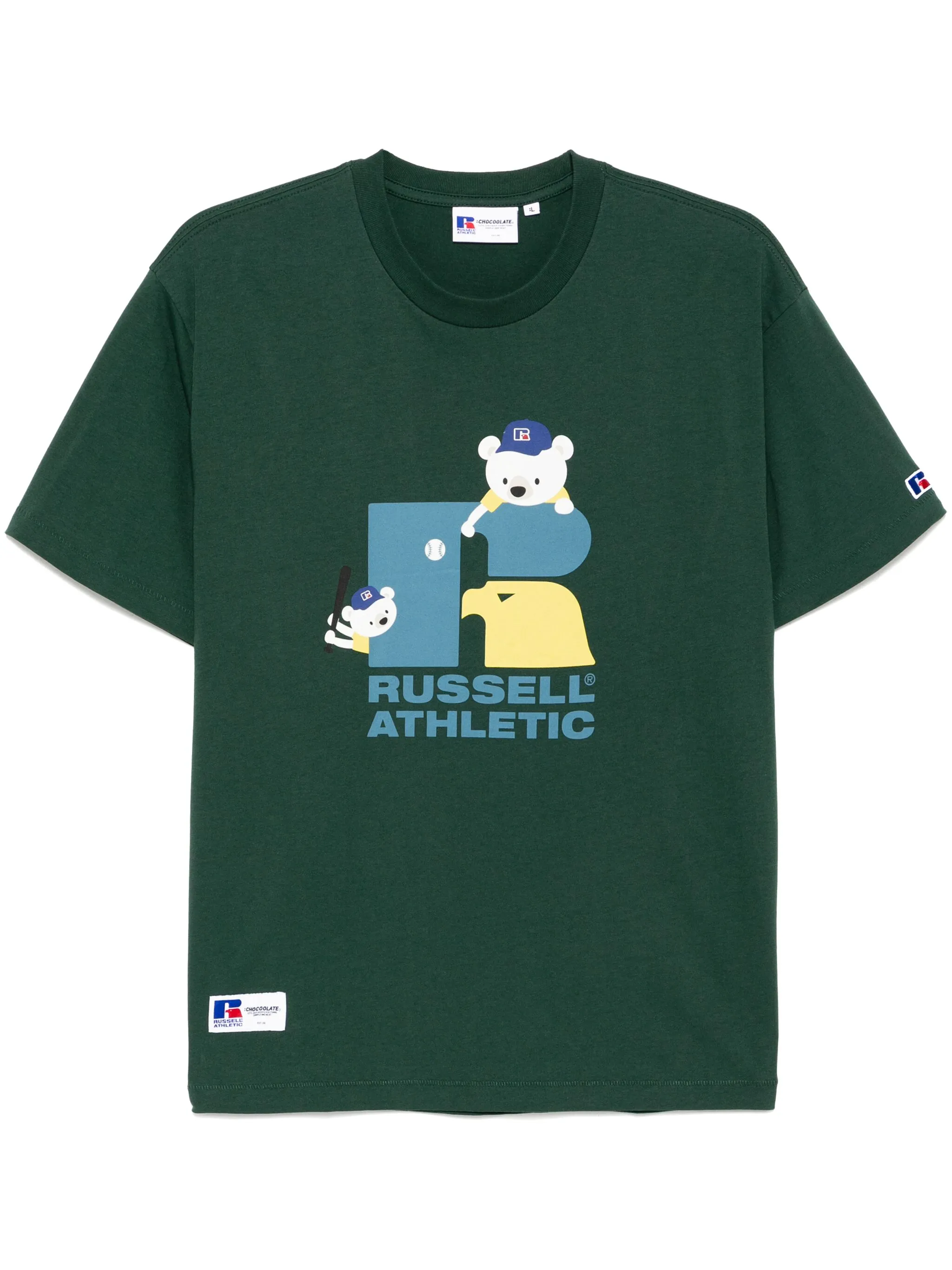 

Футболка с логотипом Chocoolate, зеленый