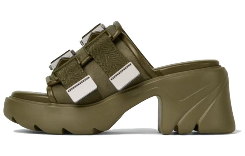 

Шлепанцы женские Bottega Veneta Flash, зеленый