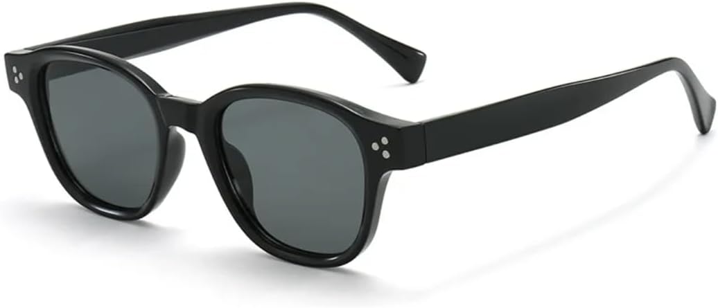 

Популярные женские квадратные солнцезащитные очки с прозрачными линзами, модные мужские винтажные очки с заклепками в стиле панк, солнцезащитные очки с защитой от УФ-излучения UV400 UATXTAU, Black