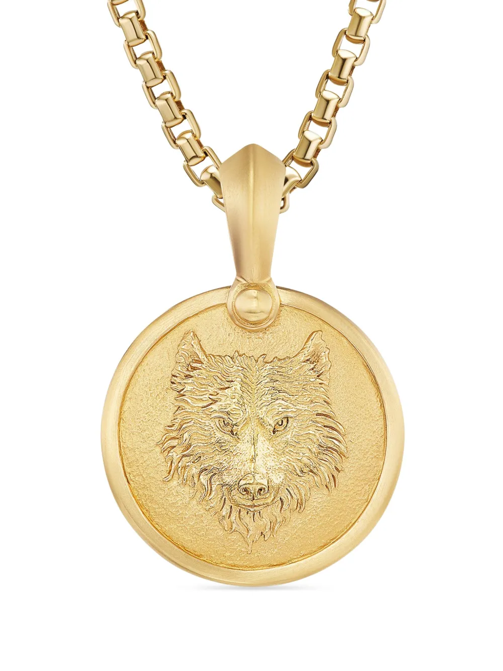

Подвеска Petrvs Wolf из желтого золота (30.6 мм) David Yurman, золотой