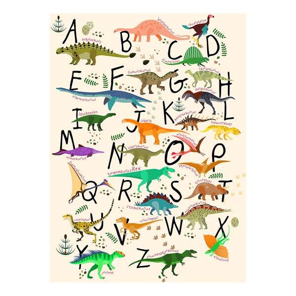 

Фреска A.S. Création Dinosaur Alphabet цвет grün/orange