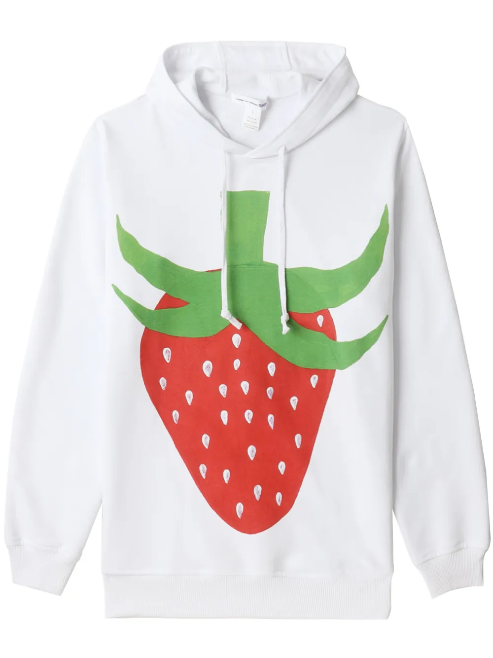 

Худи с кулиской и принтом Comme Des Garçons Shirt, белый
