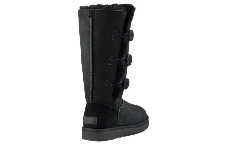 Ботинки зимние UGG WMNS Bailey Button Triplet II, черный — фото 4