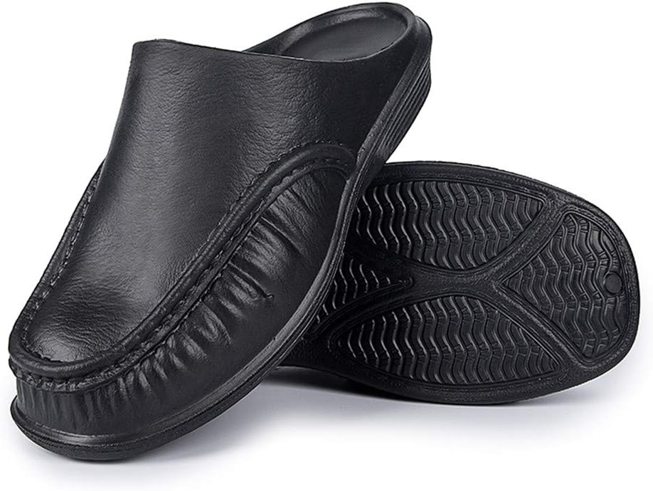 

Мужские мокасины MizHome для вождения, сабо с проколами, ходовые тапочки, черный