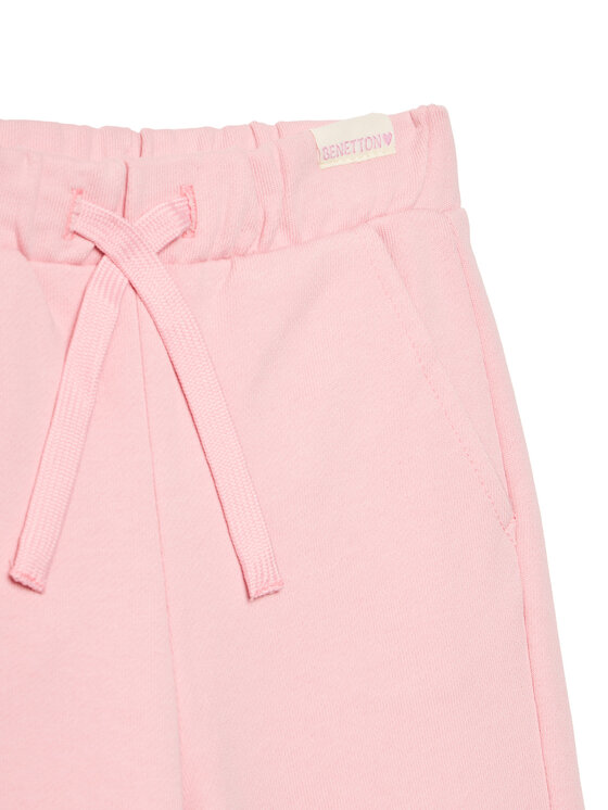 Широкие спортивные штаны 3UNIGF04P United Colors Of Benetton, розовый — фото 3