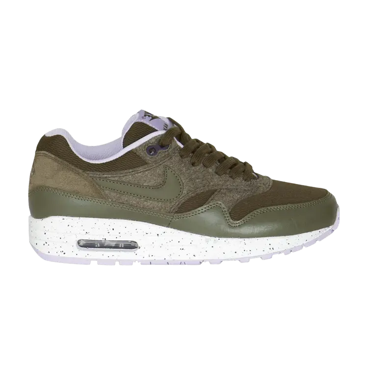 Кроссовки Nike Wmns Air Max 1 Dark Loden Violet Frost, зеленый