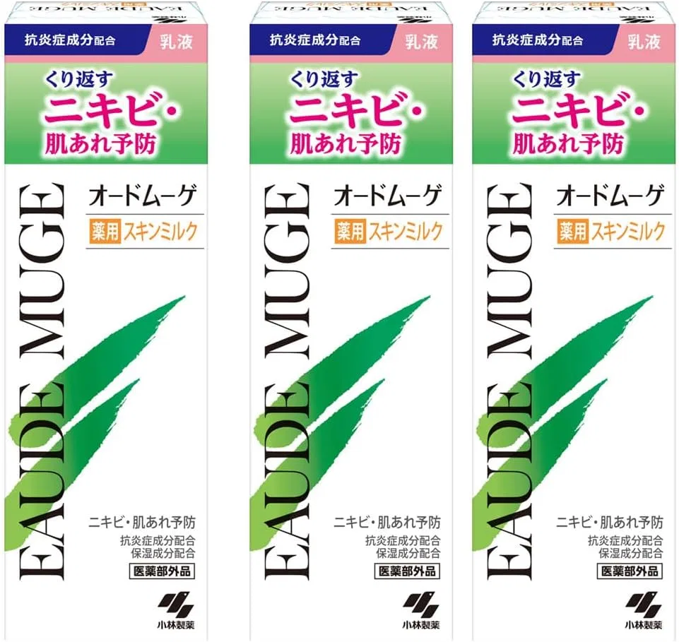 Молочко для тела Kobayashi Pharmaceutical Eau De Mugue 100 г × 3