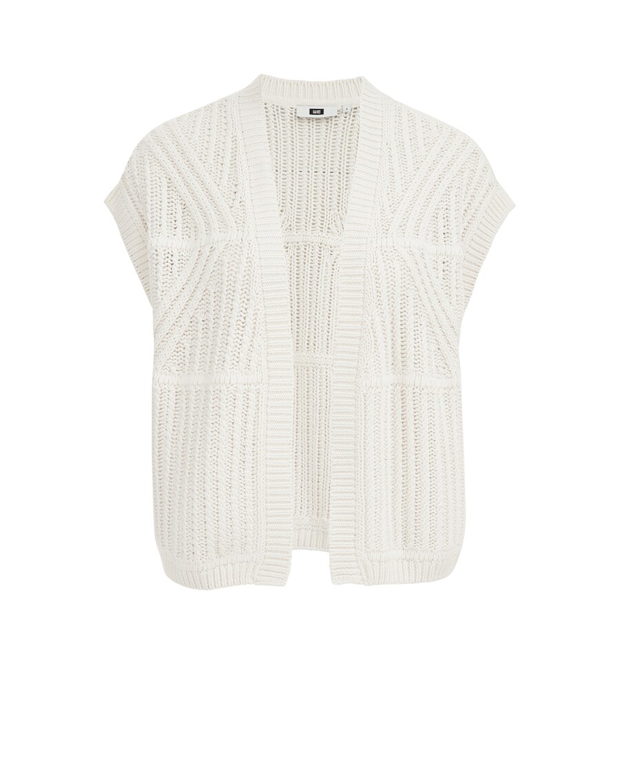 

Вязаный кардиган WE Fashion Knit Cardigan, белый