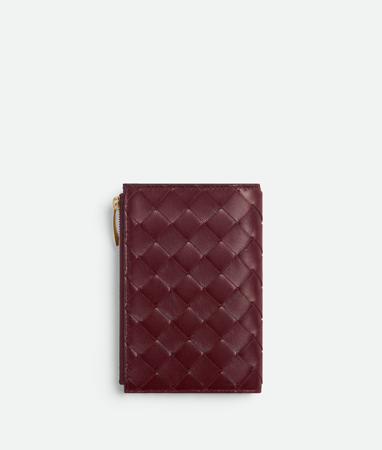 Intrecciato medium bi-fold wallet BOTTEGA VENETA, бароло — фото 3