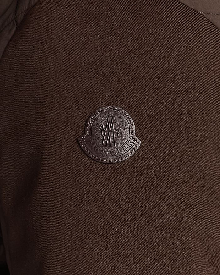 Куртка Aiguille стеганая из комбинированных материалов Moncler, коричневый — фото 4
