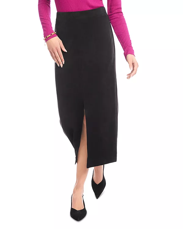 

Юбка челси из искусственной замши Karen Kane, черный