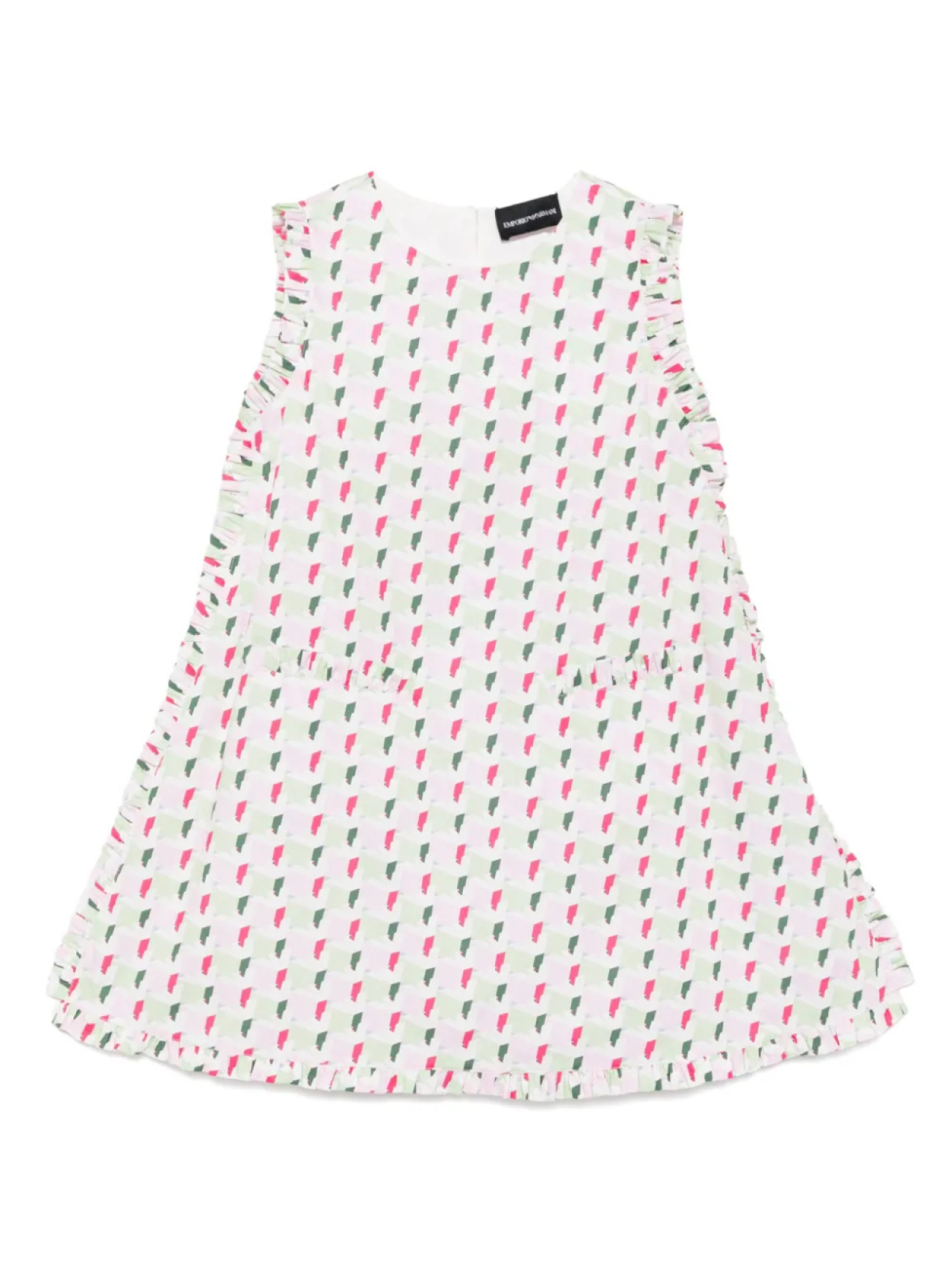 

Emporio Armani Kids платье с узором, зеленый