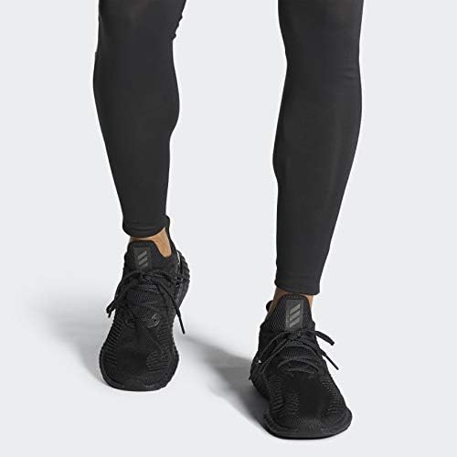 Мужские кроссовки для бега Adidas Alphaboost Knit Performance, черный/серый — фото 4