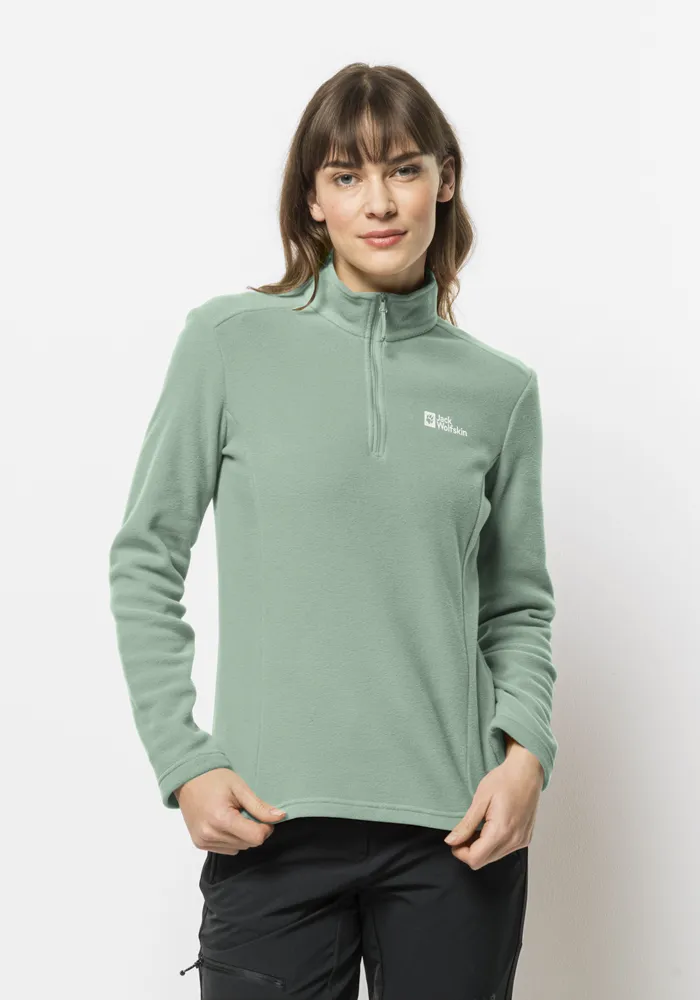 

Свитер с воротником стойкой Jack Wolfskin "TAUNUS HZ W", зеленый