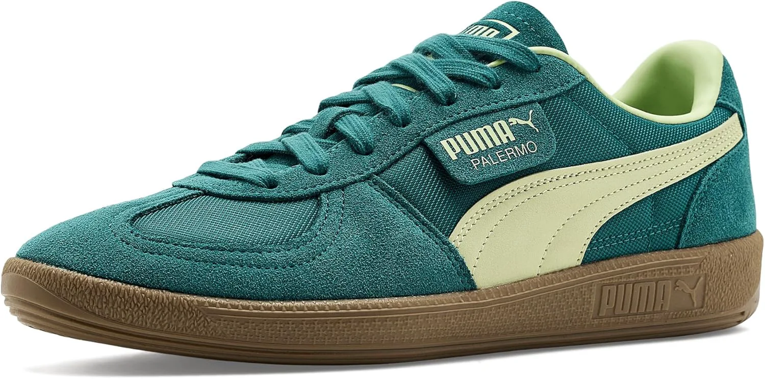 Мужские кожаные туфли Puma Palermo, изумрудный — фото 3