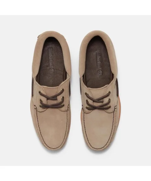 Мужские лоферы Timberland 3 Eye Lug Handsewn Boat Shoes — фото 4
