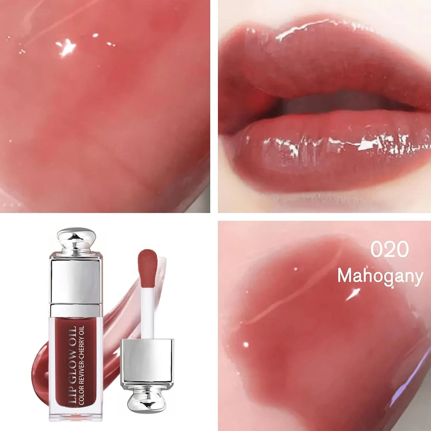 Масло для губ Unyoke Hydrating Lip Glow Oil оттенок MAHOGANY — фото 4