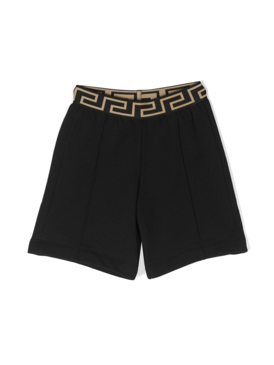 

Versace Kids шорты с вышивкой Medusa, черный