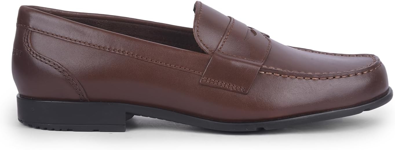 Мужские классические лоферы Rockport Lite Penny Moccasin, темно-коричневый — фото 3