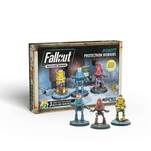 

Фигурки Fallout: Wasteland Warfare – Robots: Protectron Workers Modiphius
