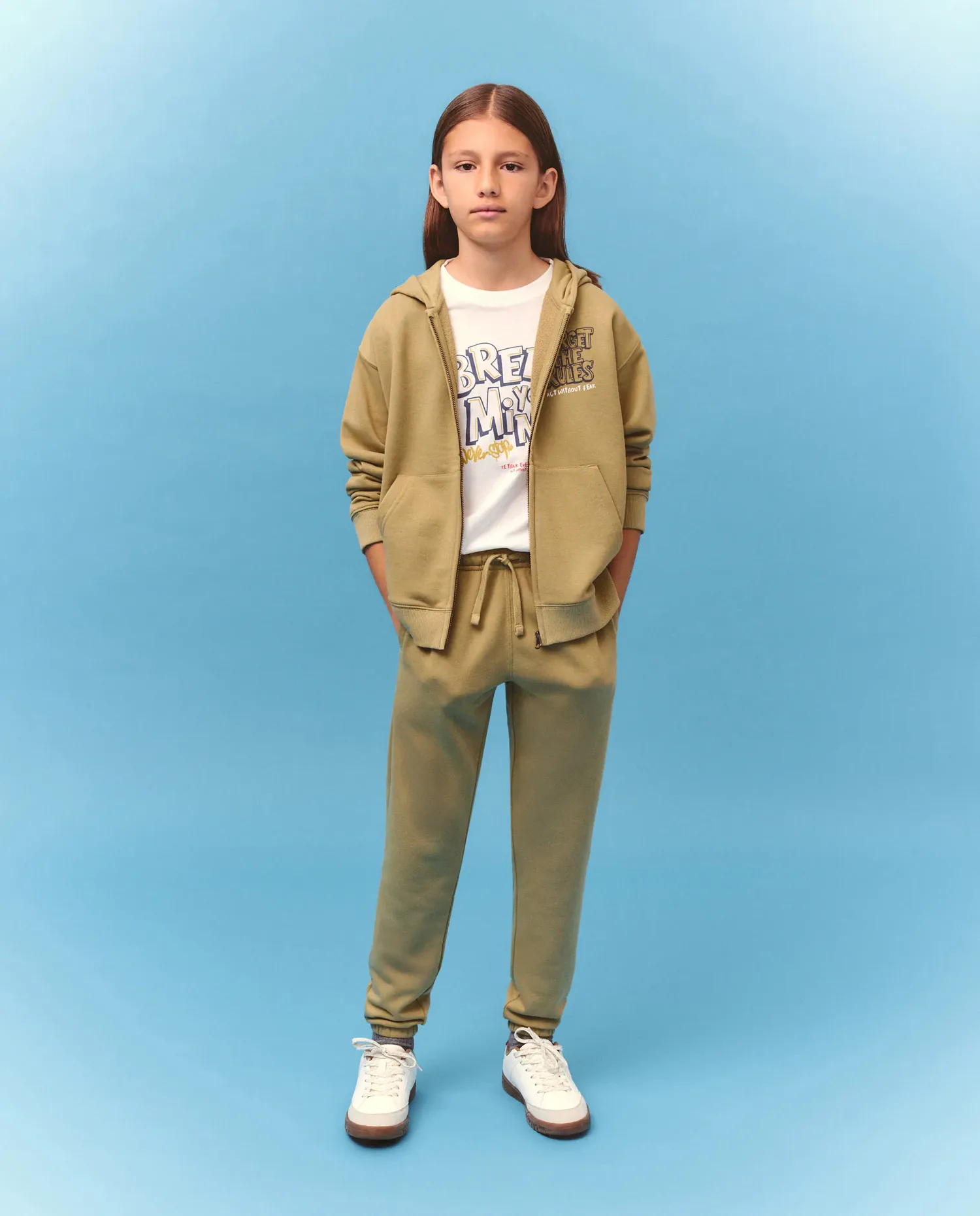 Открытая детская толстовка с капюшоном Kids El Corte Inglés, зеленый — фото 2