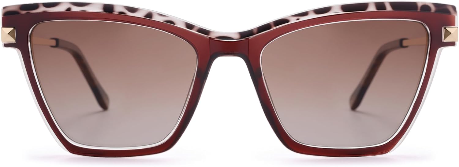 

Ретро квадратные поляризованные солнцезащитные очки TR90 для женщин, винтажные металлические классические большие солнцезащитные очки AP3951 Appassal, C2 Tortoise/Gradient Brown