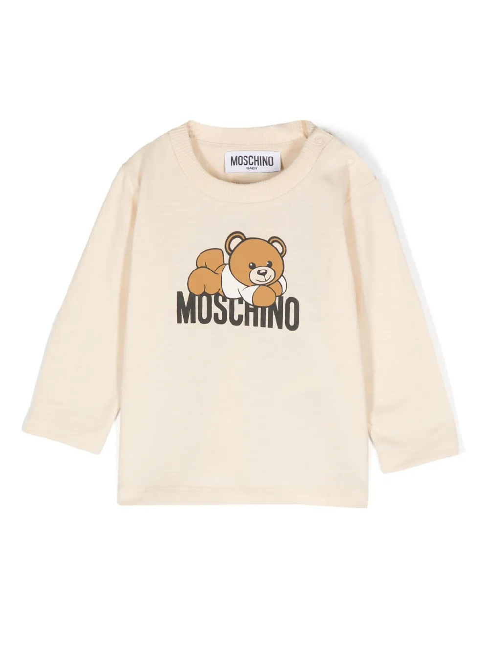 

Футболка с принтом Teddy Bear Moschino Kids, нейтральный