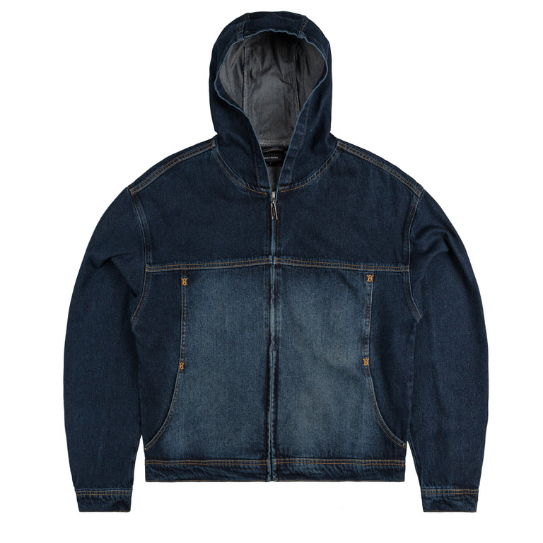 

Куртка indigo washed denim jacket Daily Paper, синий